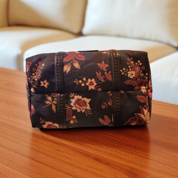 Vera Bradley Black Floral Crossbody Canvas Bag - Picture 3 of 8